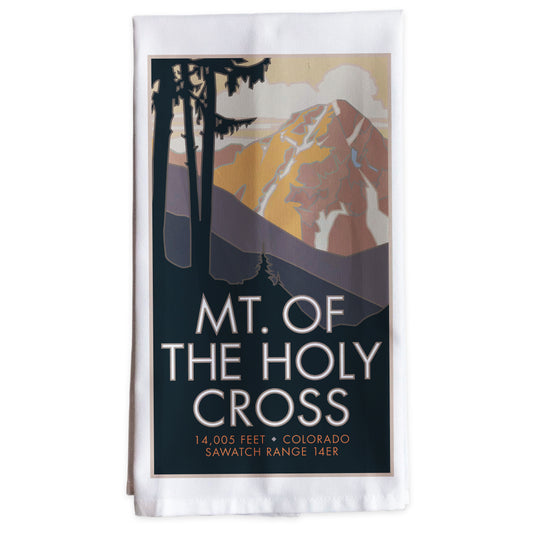Mt. of the Holy Cross, Colorado - Colorado 14er -Tea Towel