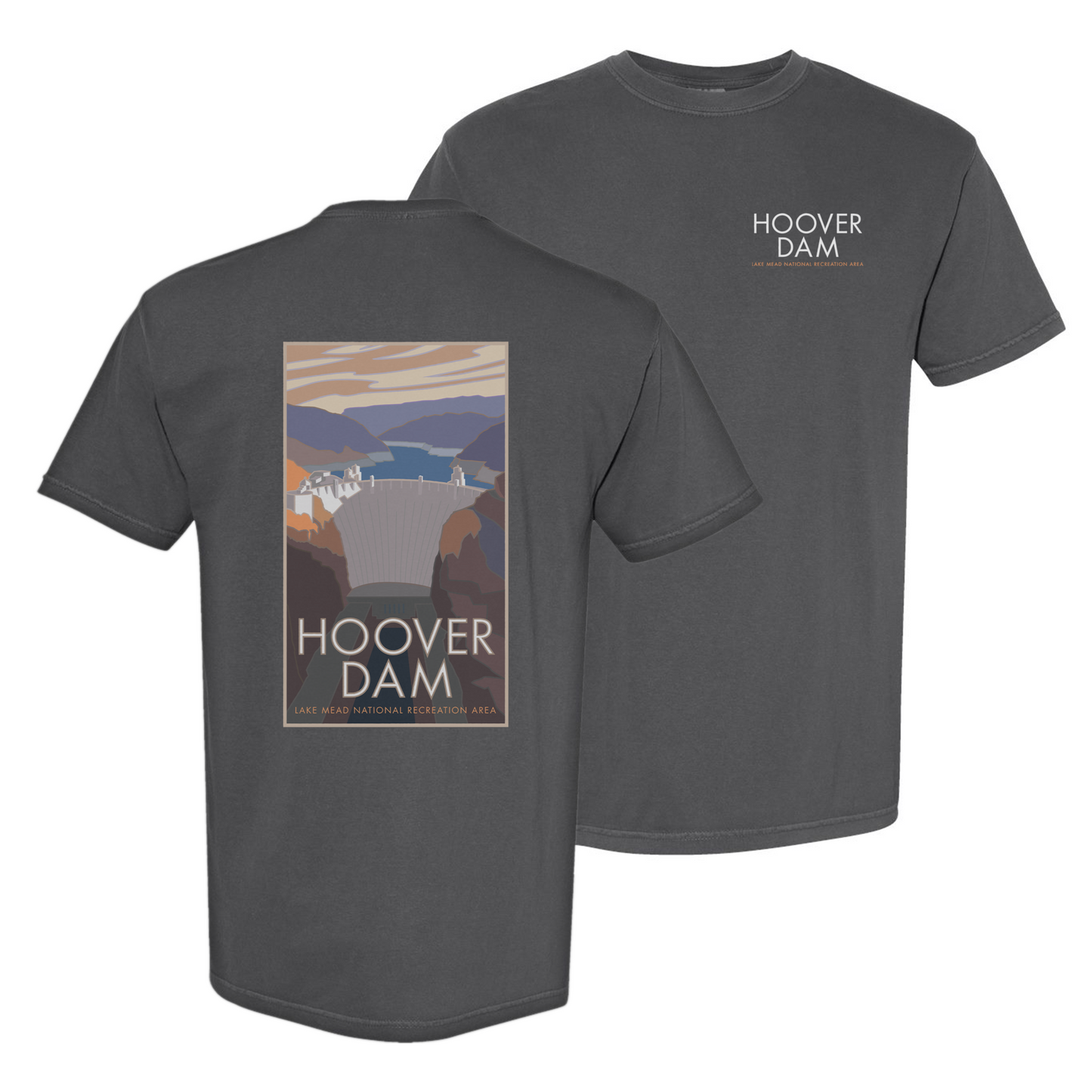 Hoover Dam, Lake Mead National Recreation Area, Nevada - Comfort Colors Heavyweight T-Shirt