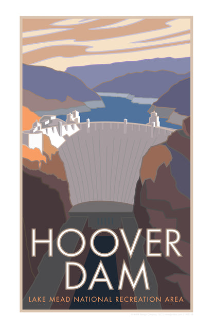 Hoover Dam, Lake Mead National Recreation Area, Nevada - Poster