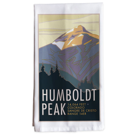 Humboldt Peak, Colorado - Colorado 14er -Tea Towel