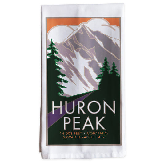 Huron Peak, Colorado - Colorado 14er -Tea Towel