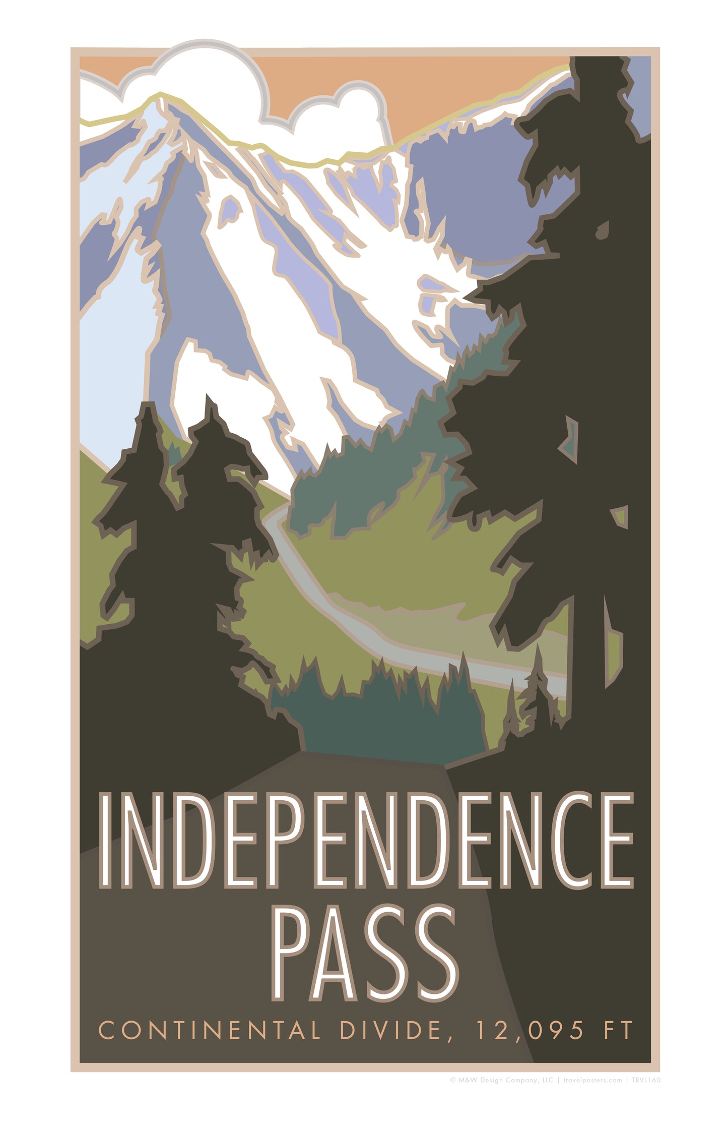 Independence Pass, Colorado - Poster