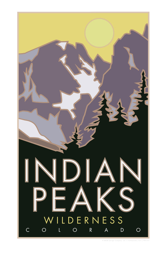 Indian Peaks Wilderness, Colorado - Poster