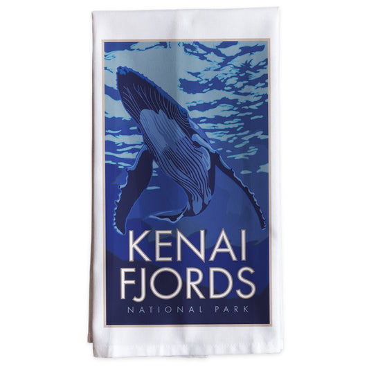 Kenai Fjords National Park, Alaska -Tea Towel
