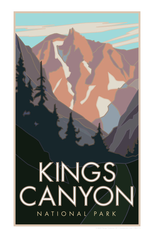 Kings Canyon National Park, California - Poster