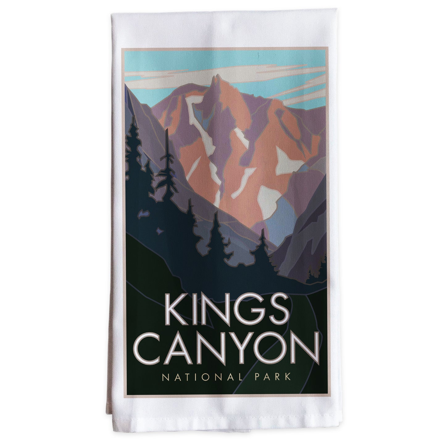 Kings Canyon National Park, California -Tea Towel