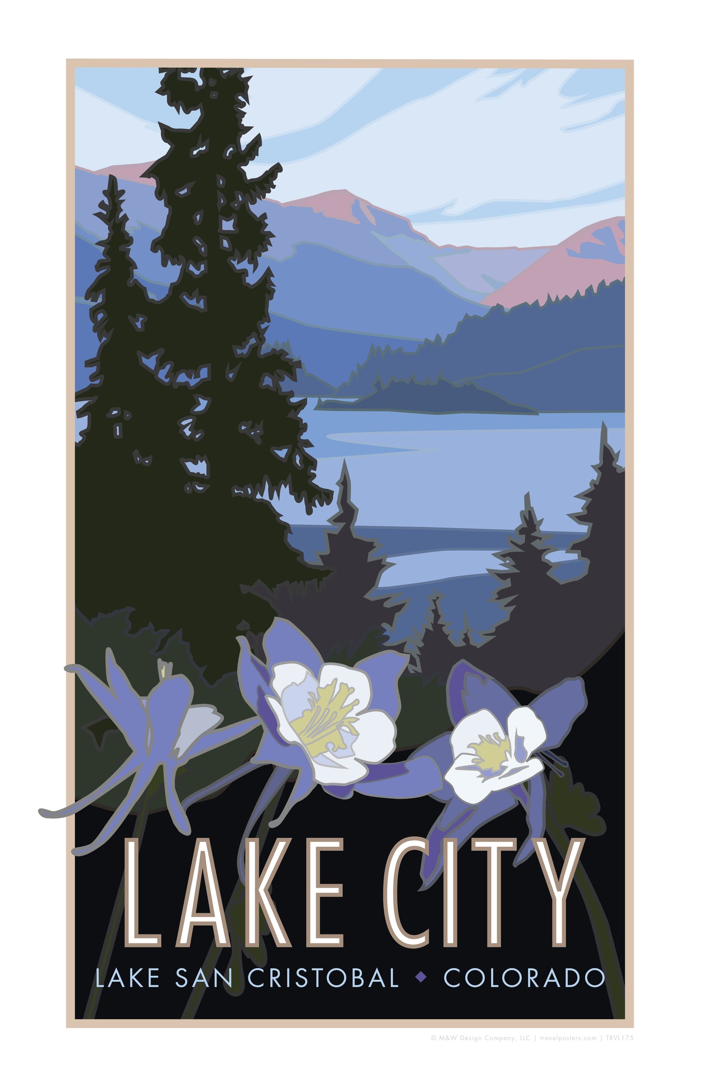 Lake City, Colorado - Poster