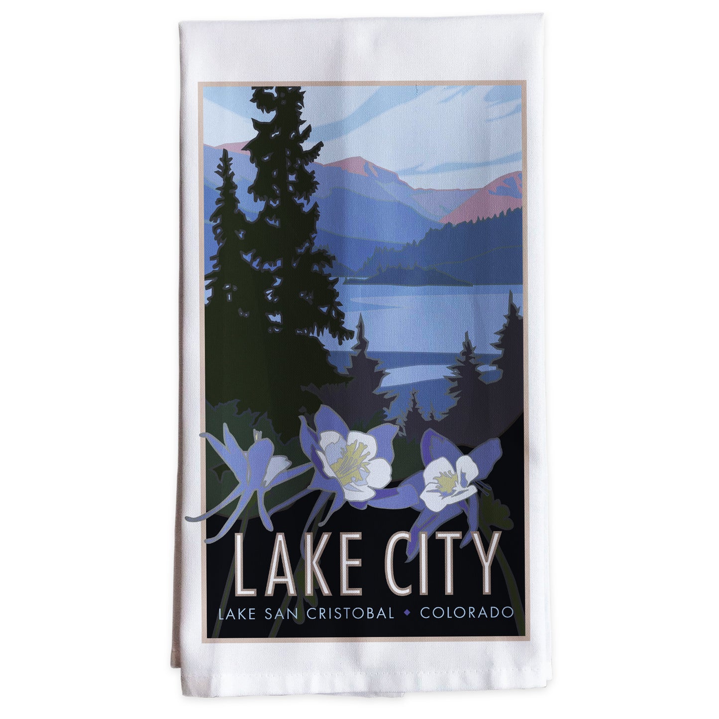 Lake City, Colorado -Tea Towel