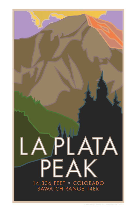 LaPlata Peak, Colorado - Colorado 14er - Poster