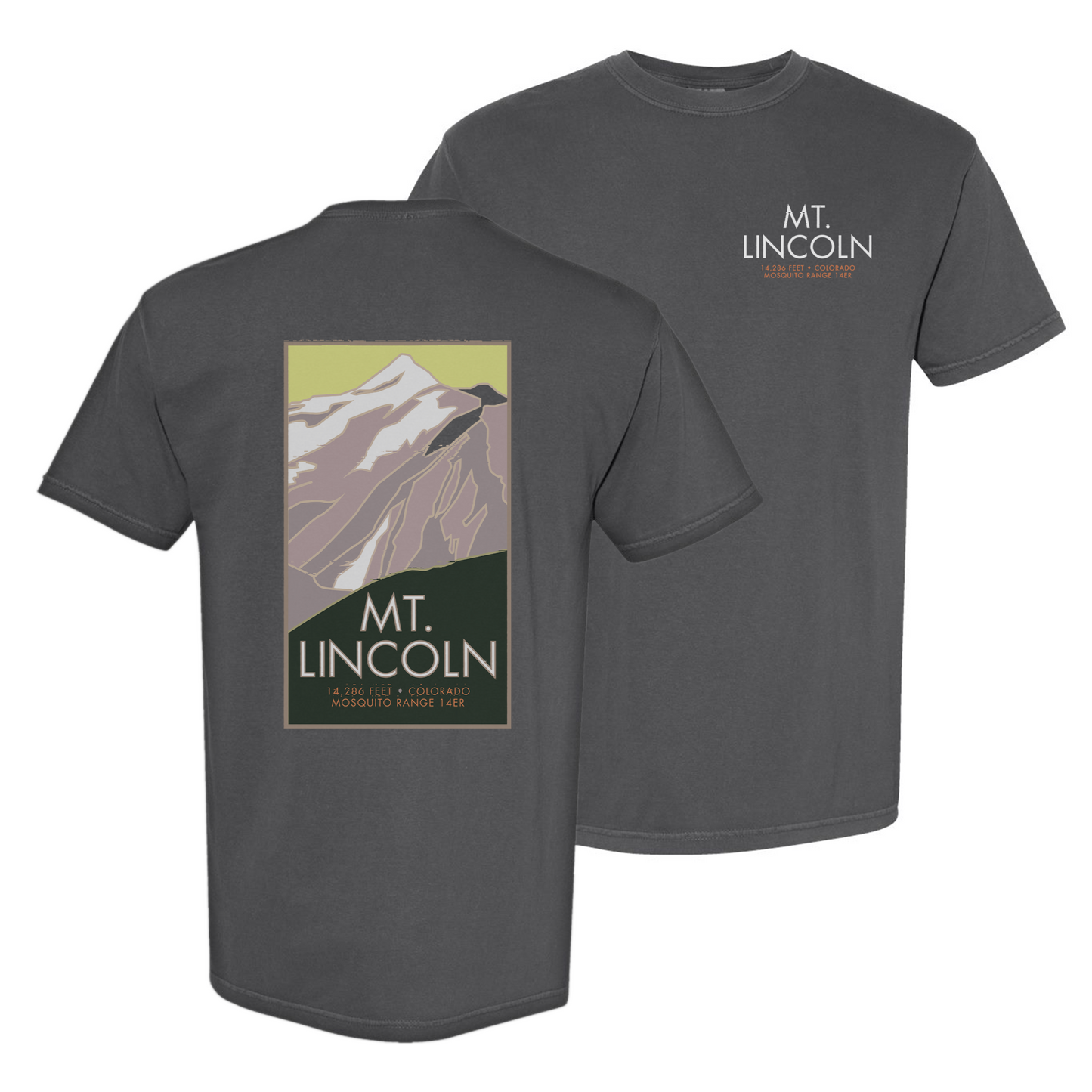 Mt. Lincoln, Colorado - Comfort Colors Heavyweight T-Shirt
