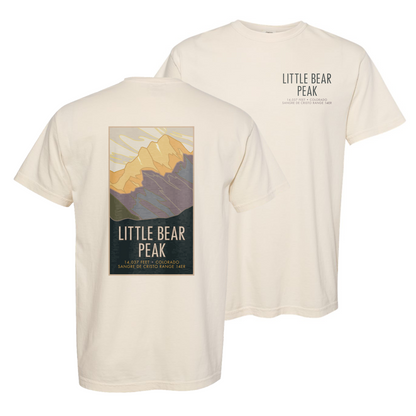Little Bear Peak, Colorado - Comfort Colors Heavyweight T-Shirt