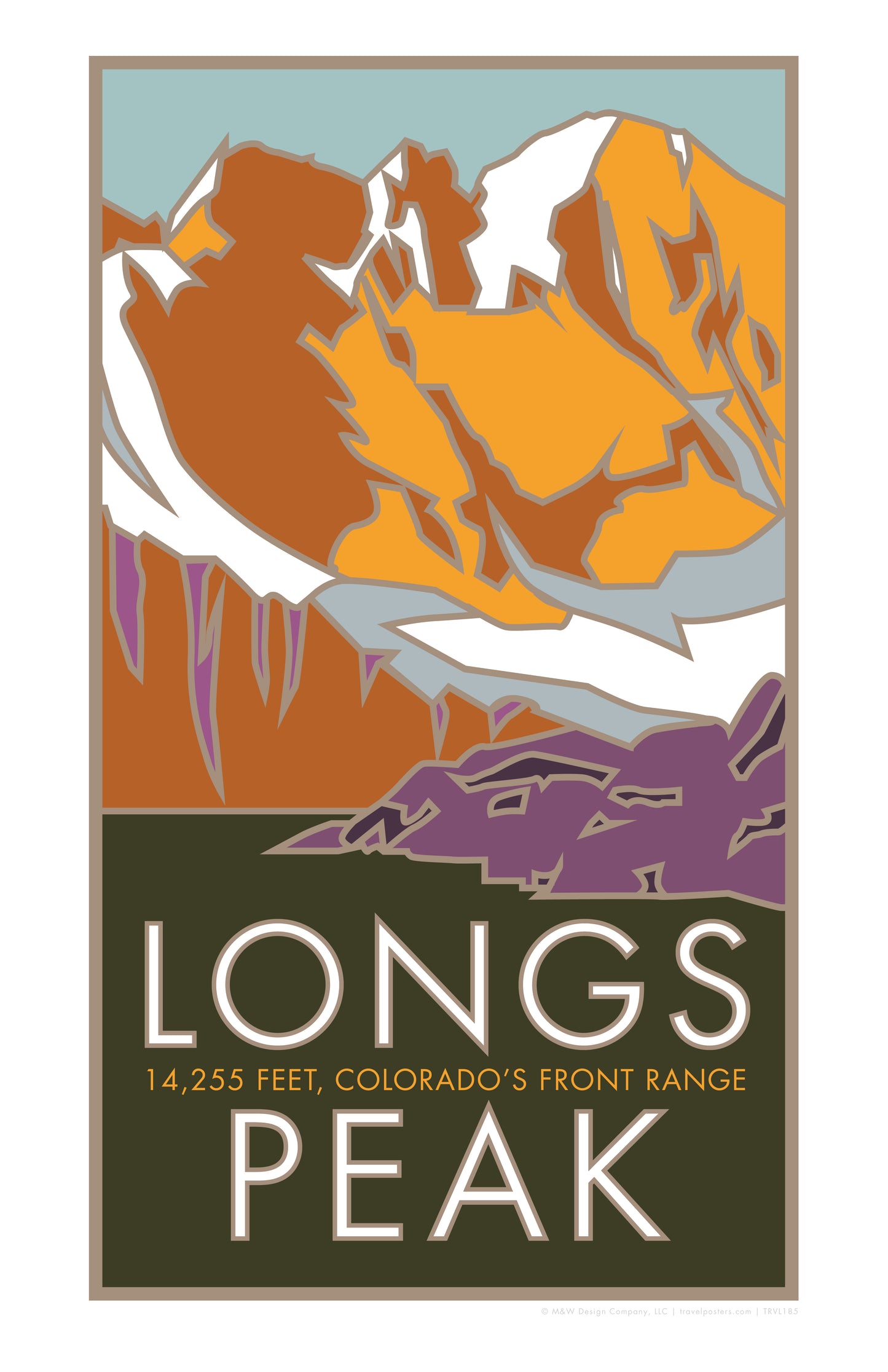 Longs Peak 1, Colorado - Colorado 14er - Poster