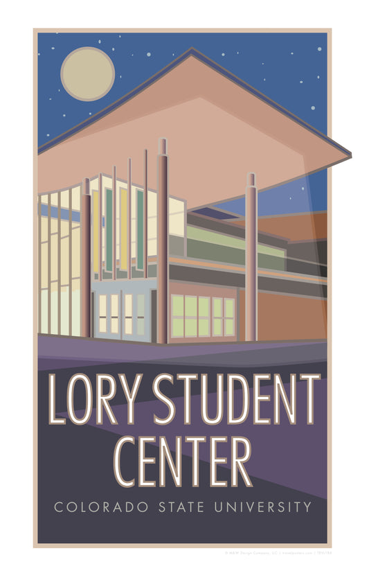 Lory Student Center (CSU) Colorado - Poster