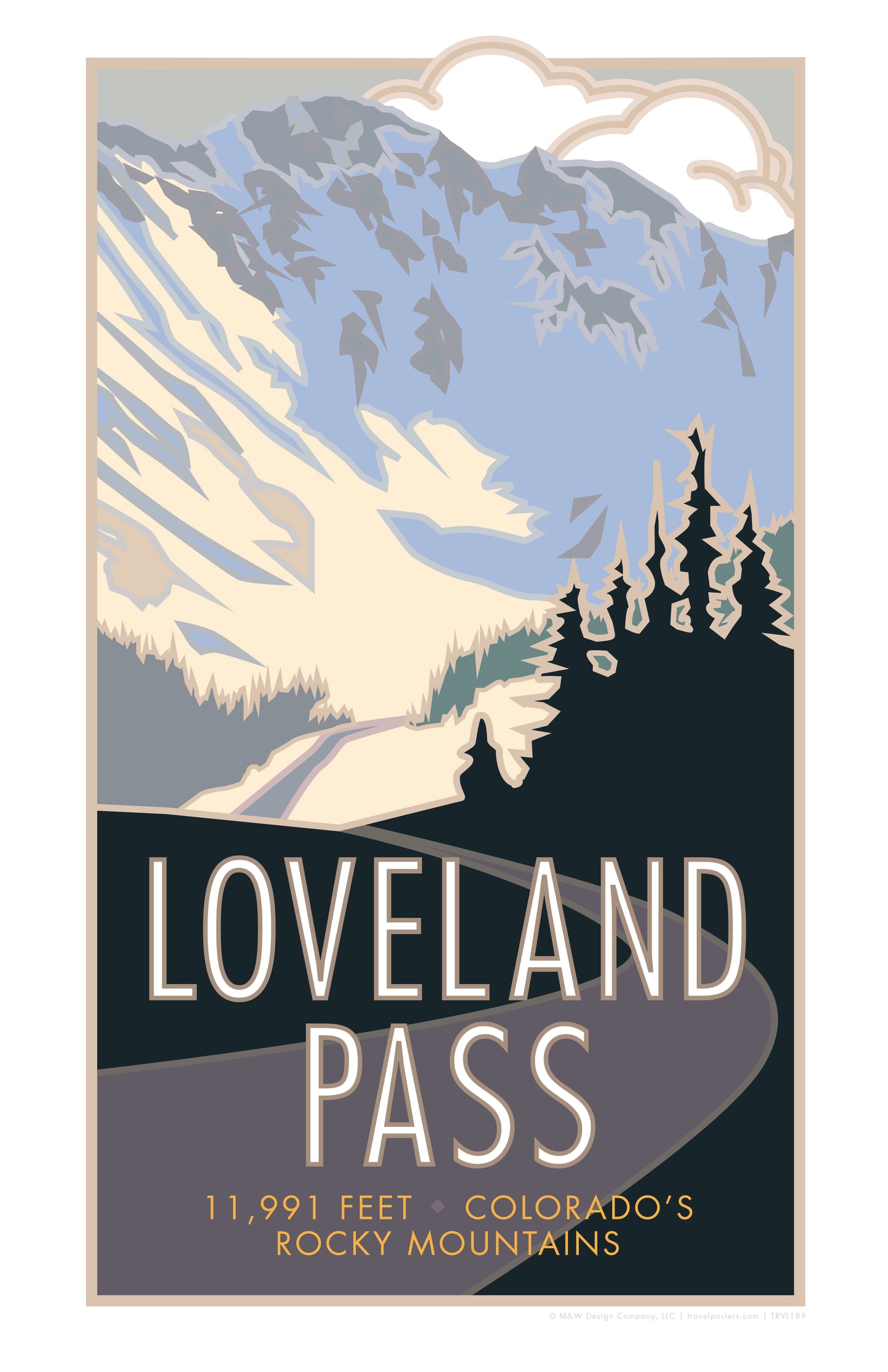 Loveland Pass, Colorado - Poster