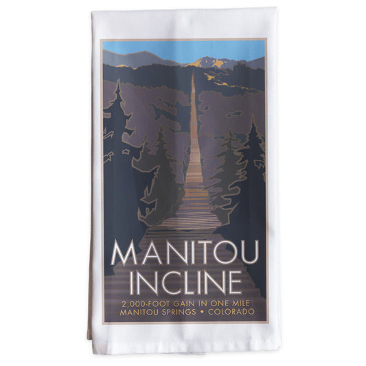 Manitou Incline, Colorado -Tea Towel