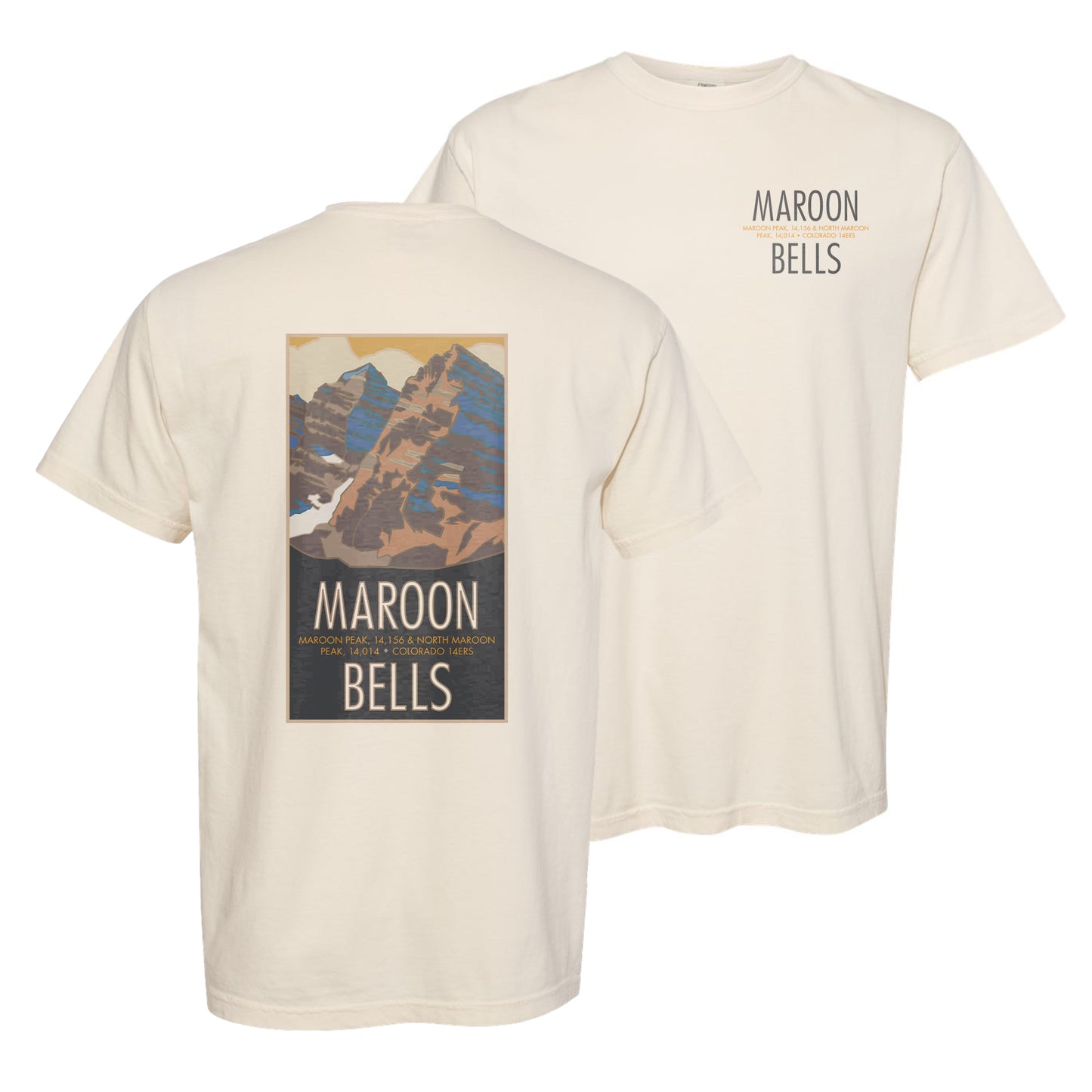 MAROONBELLS - Comfort Colors Heavyweight T-Shirt