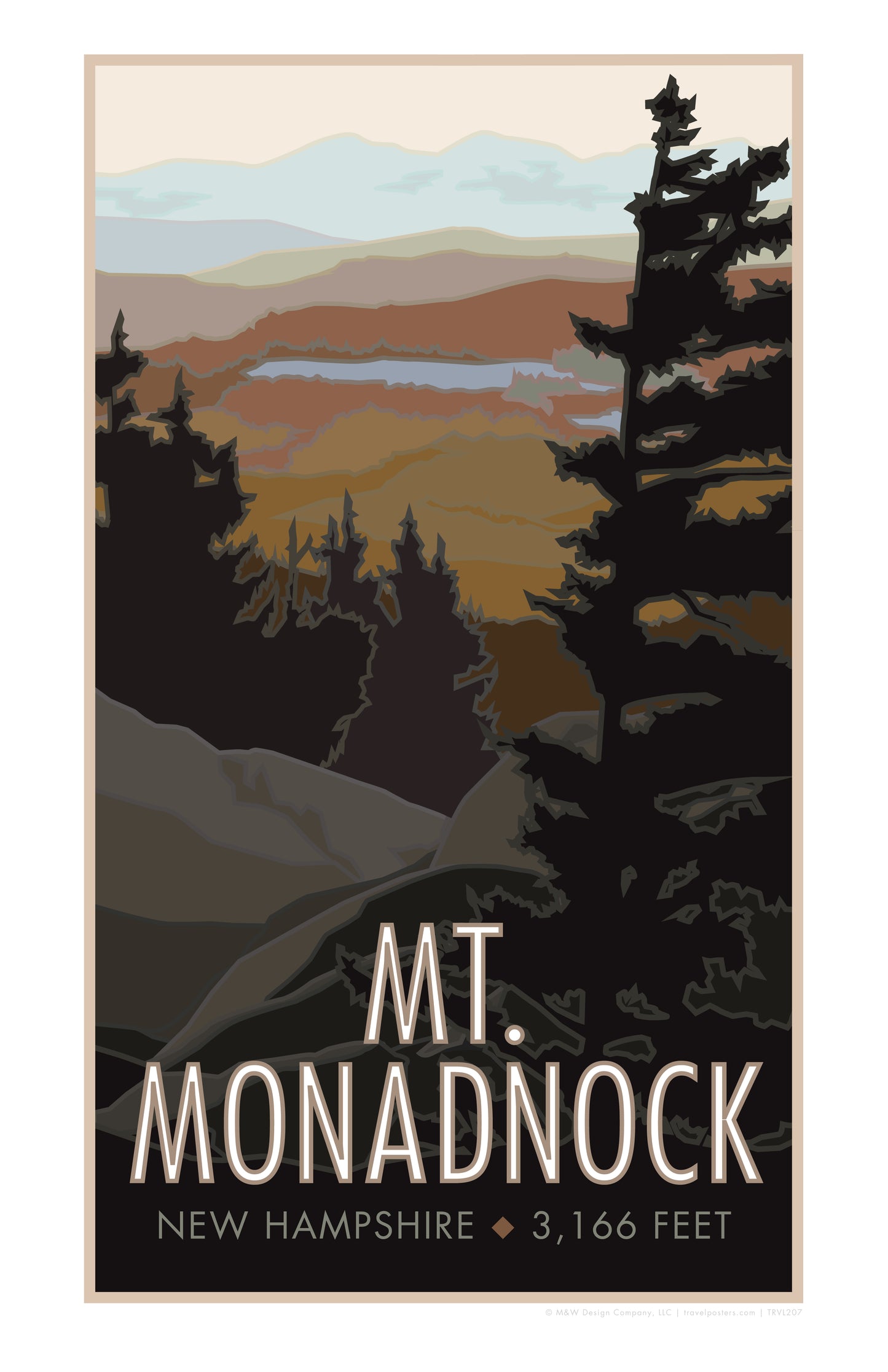 Mt. Monadnock, New Hampshire - Poster