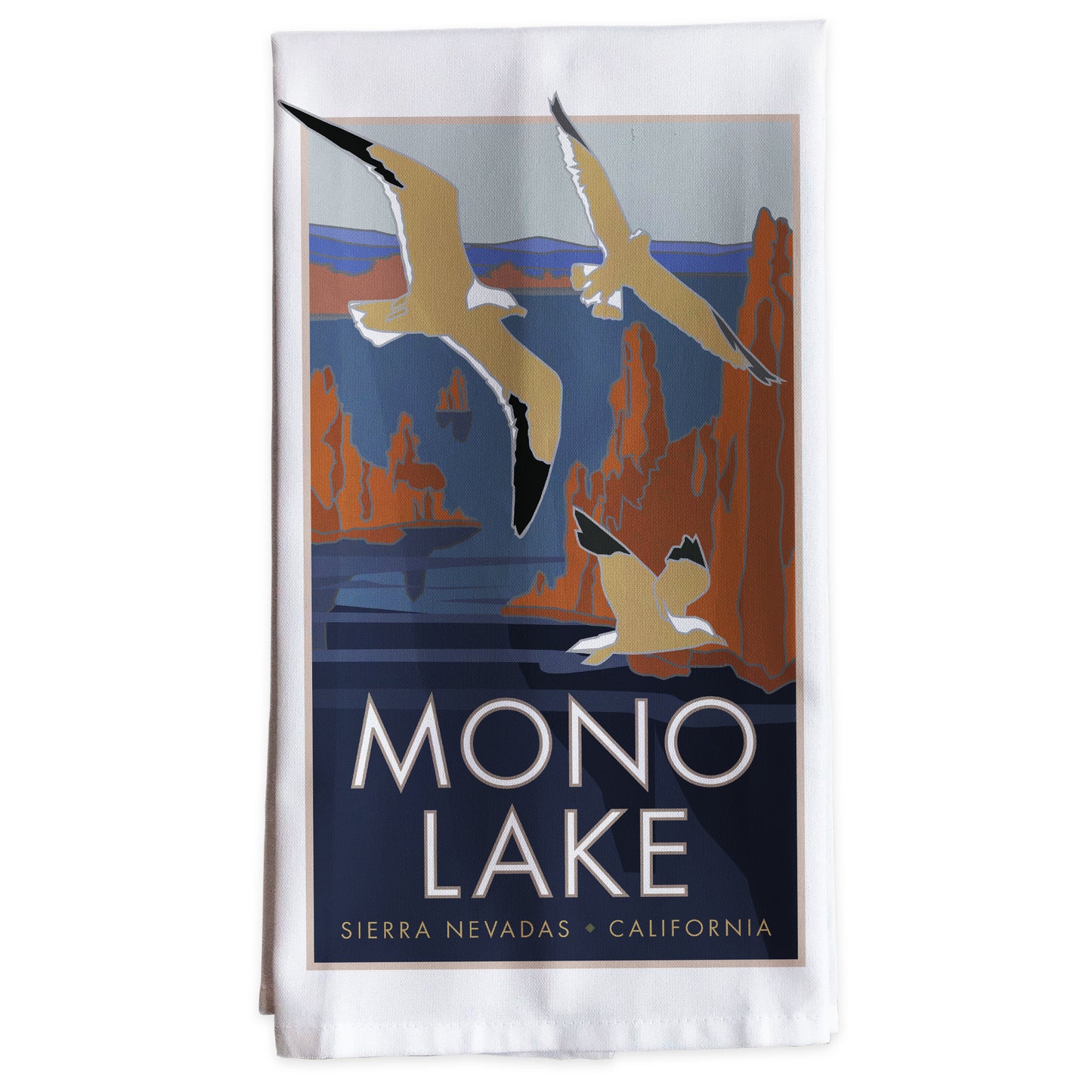 Mono Lake, Sierra Nevadas - California -Tea Towel