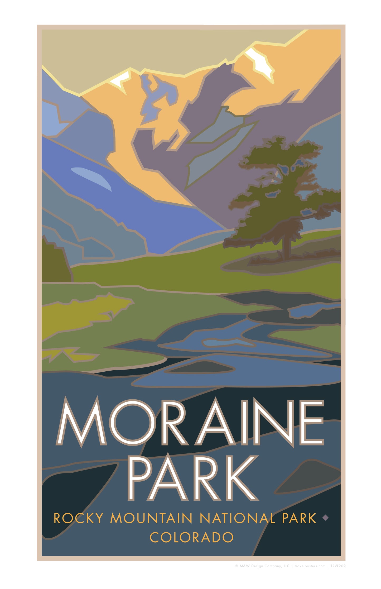 Moraine Park, Rocky Mountain National Park, Colorado - Poster