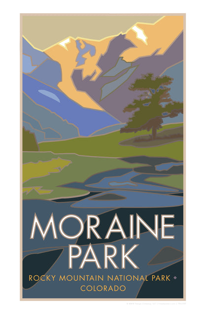 Moraine Park, Rocky Mountain National Park, Colorado - Poster