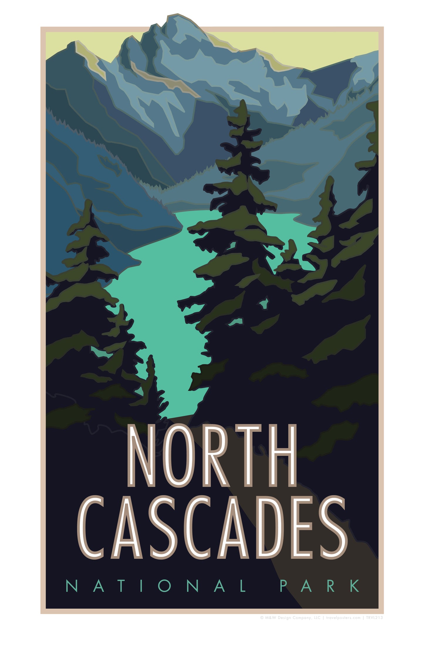 North Cascades National Park - Washington -  Poster