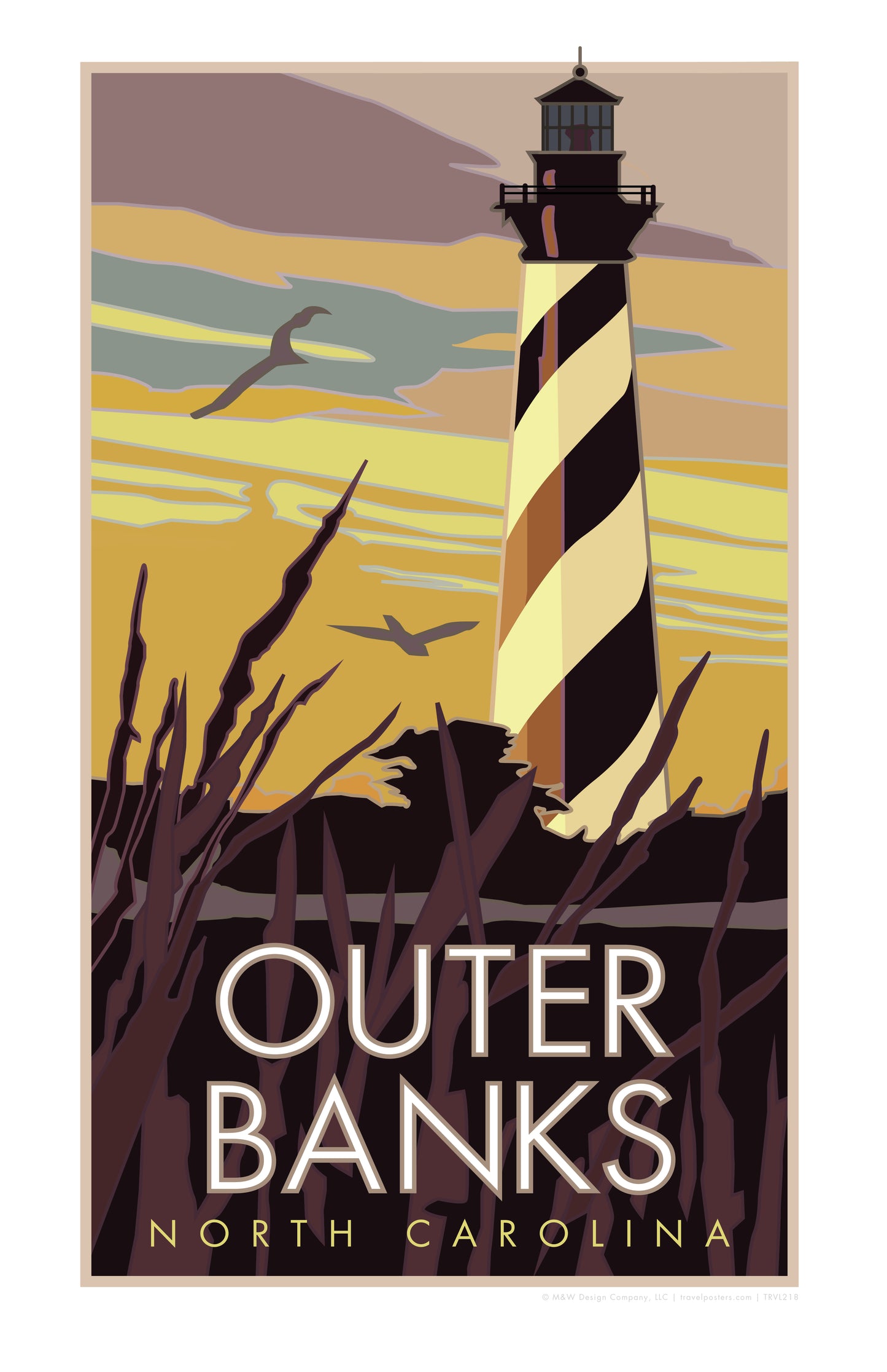 The Outer Banks of North Carolina - Poster