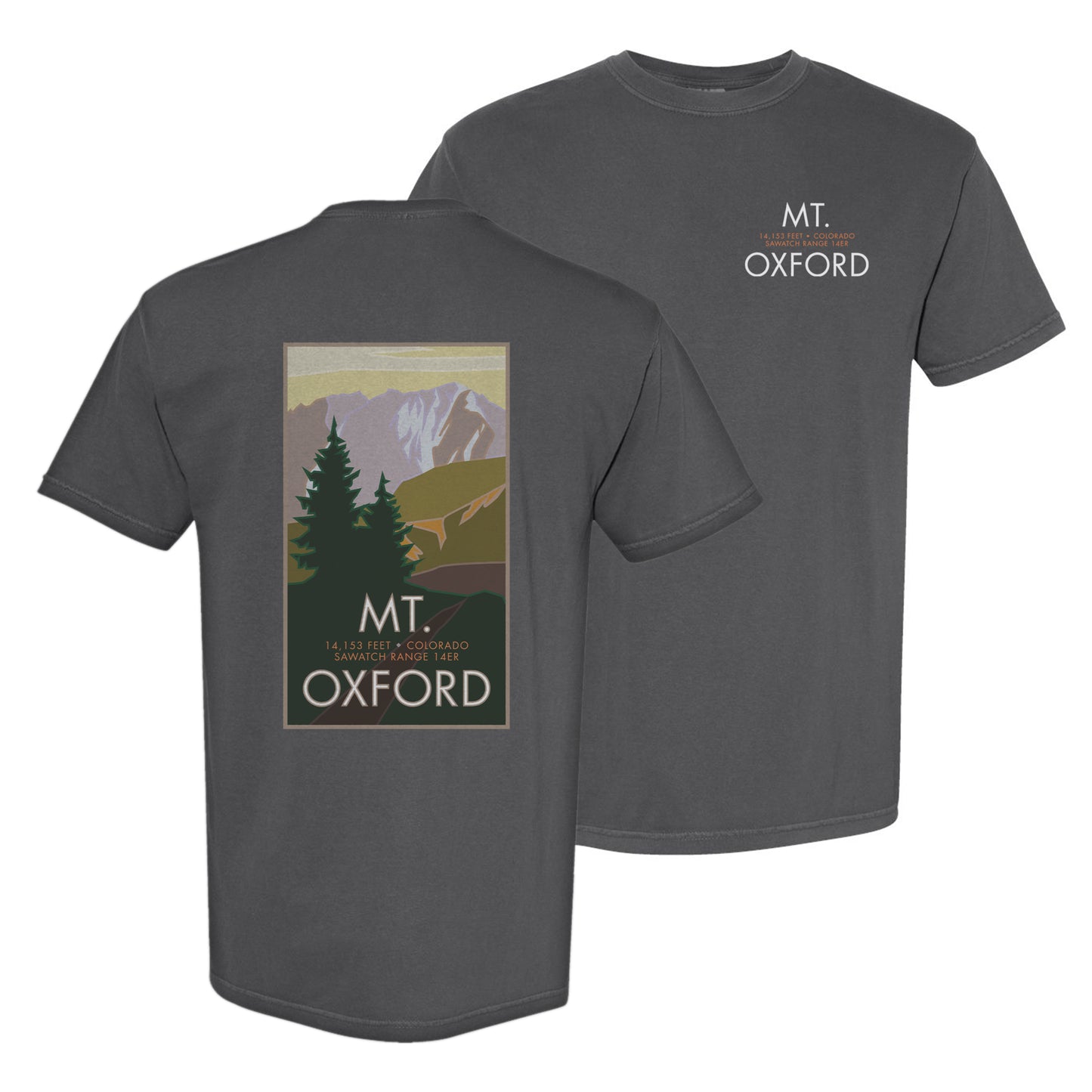 Mt. Oxford, Colorado - Comfort Colors Heavyweight T-Shirt