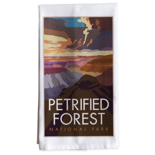 Petrified Forest National Park, Arizona -Tea Towel