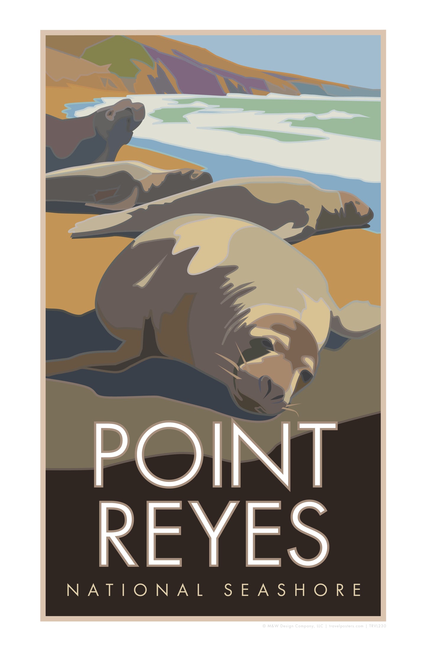 Point Reyes National Seashore - Poster