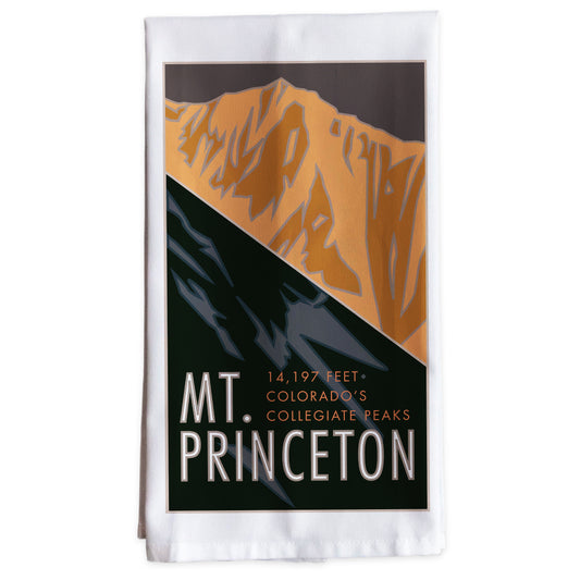Mt. Princeton, Colorado - Colorado 14er -Tea Towel