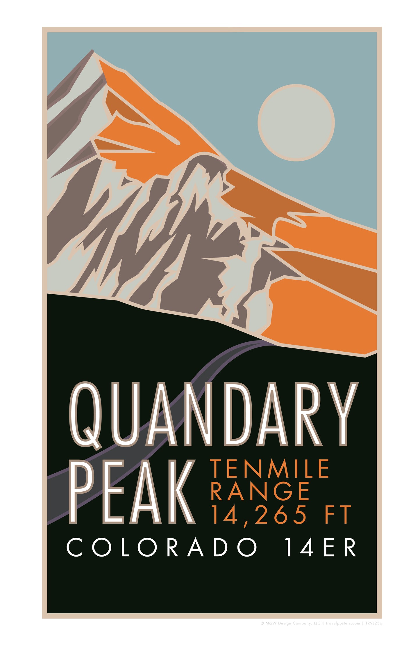 Quandary Peak, Colorado - Poster