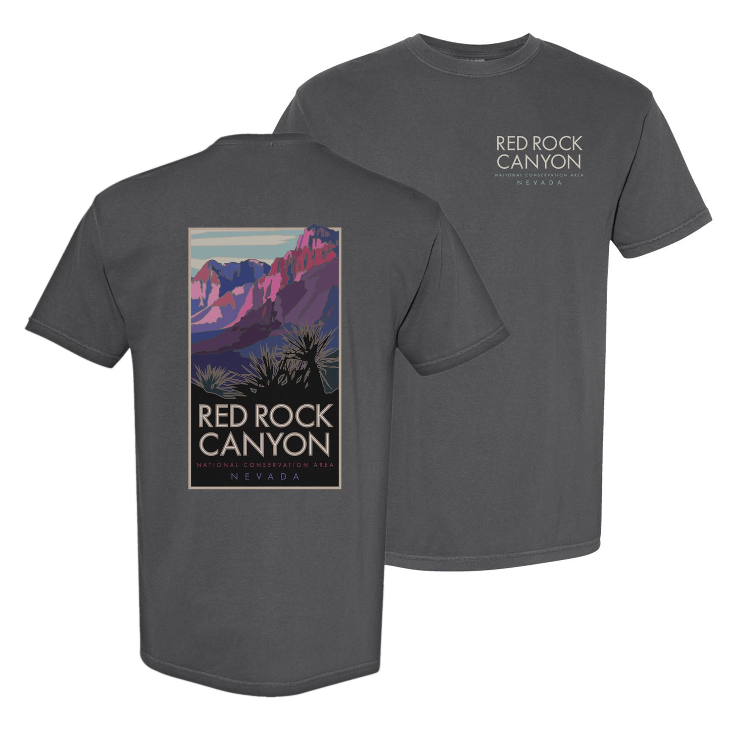 Red Rock Canyon, Nevada - Comfort Colors Heavyweight T-Shirt