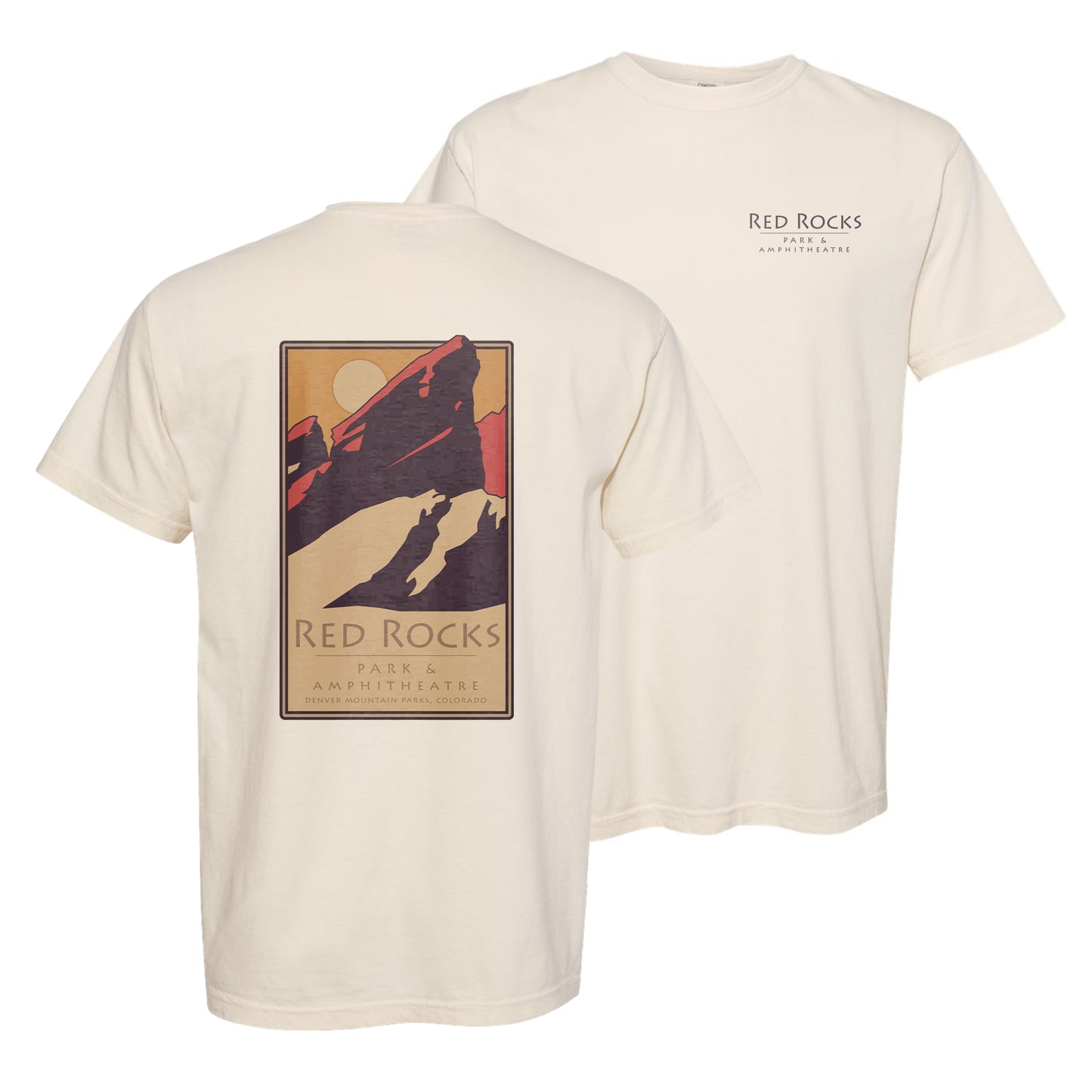 REDROCKS1MOON - Comfort Colors Heavyweight T-Shirt