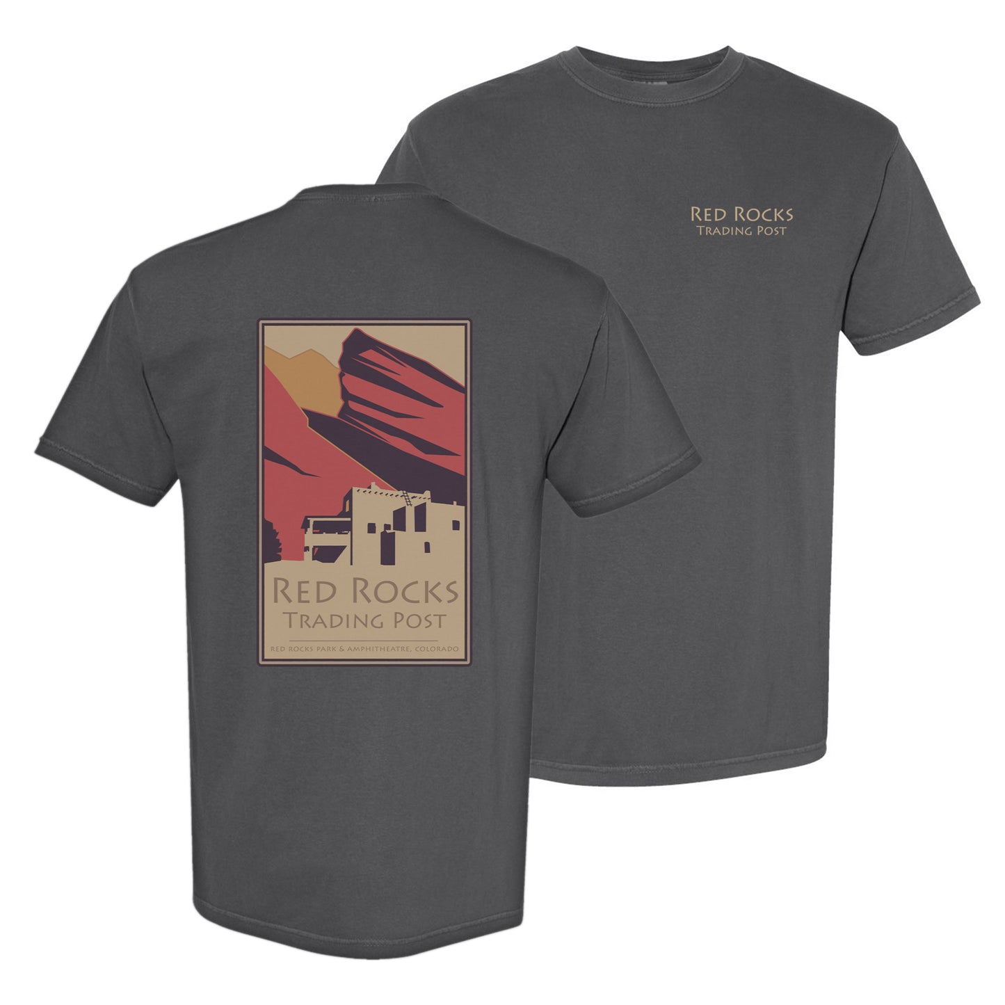 Red Rocks 3 (Trading Post), Colorado - Comfort Colors Heavyweight T-Shirt