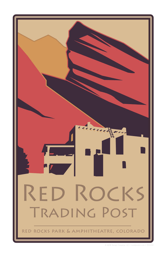 Red Rocks 3 (Trading Post), Colorado - Poster
