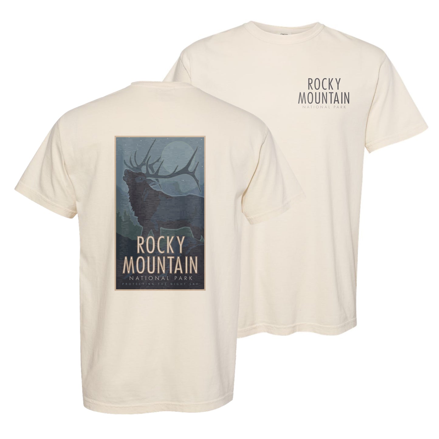 RMNP3ELK - Comfort Colors Heavyweight T-Shirt