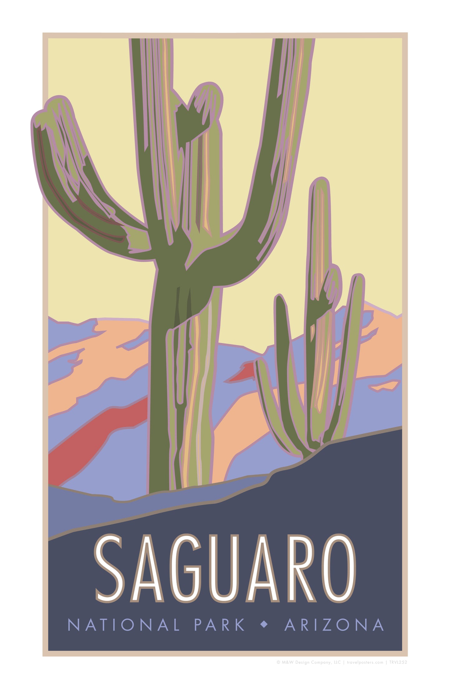 Saguaro National Park, Arizona - Poster