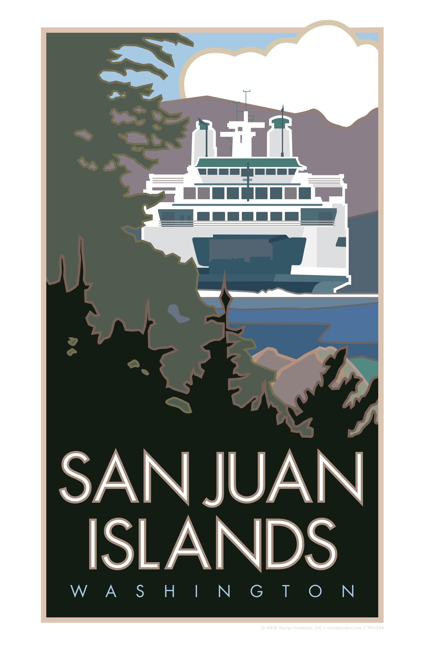 San Juan Islands, Washington Poster