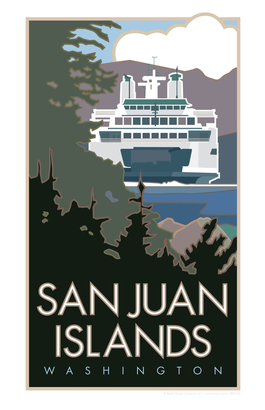San Juan Islands, Washington Poster
