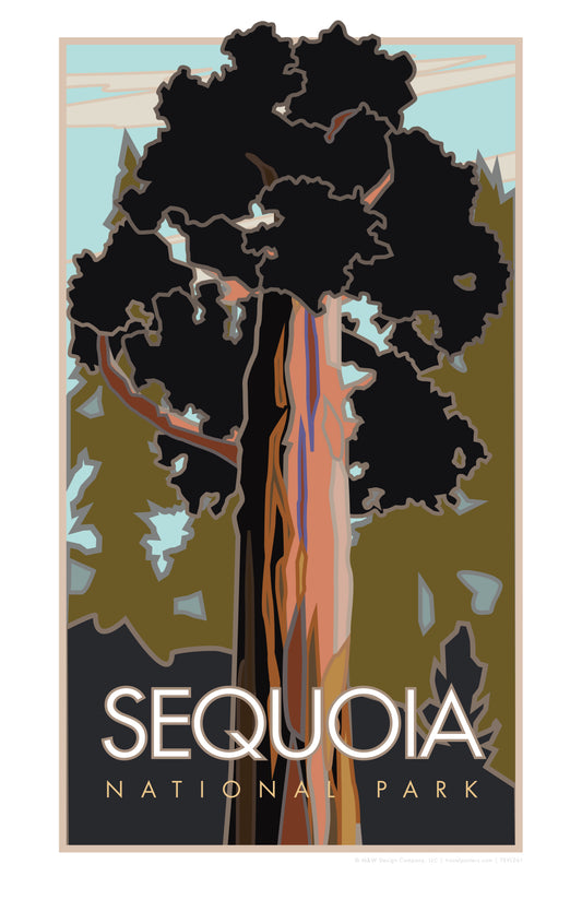 Sequoia National Park, Moro Rock, California - Poster