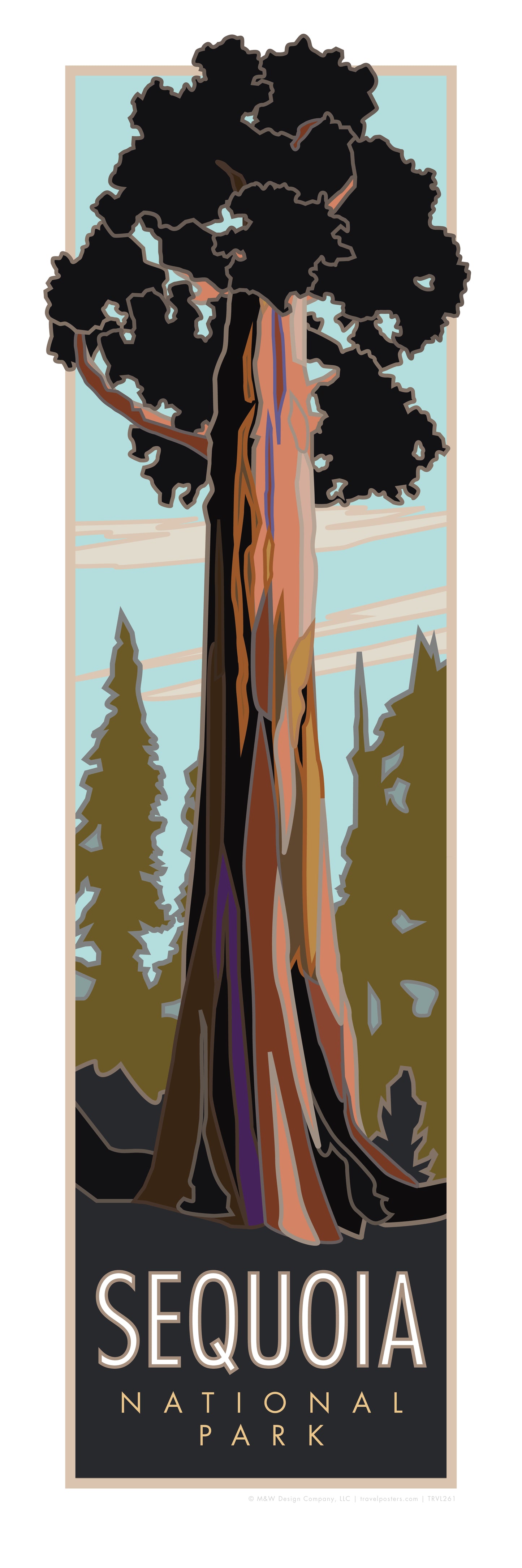 Sequoia National Park, General Sherman, California - Poster