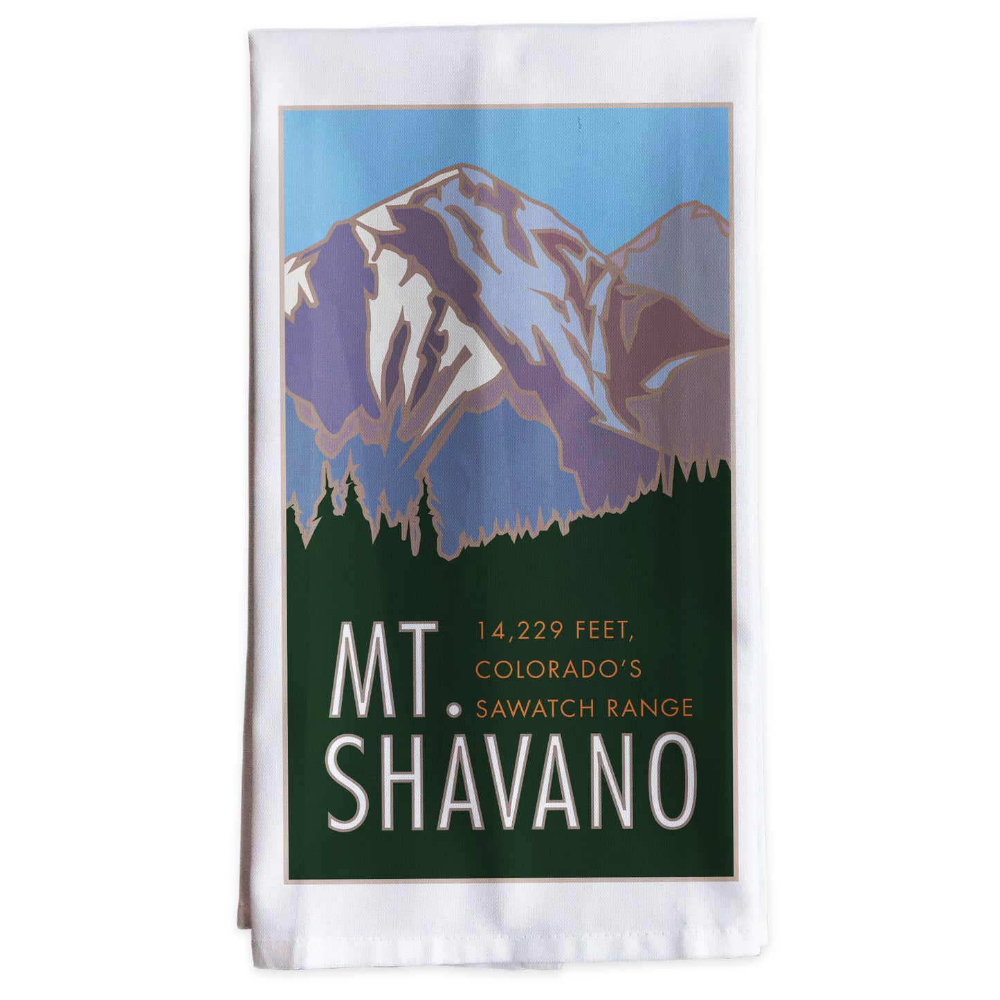 Mt. Shavano, Colorado - Colorado 14er -Tea Towel