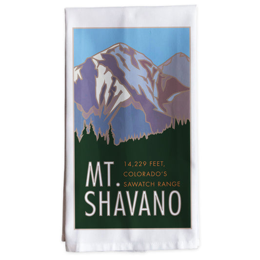 Mt. Shavano, Colorado - Colorado 14er -Tea Towel