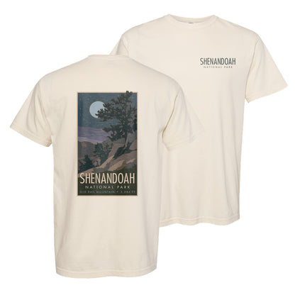 Shenandoah National Park (Old Rag Mountain), Virginia - Comfort Colors Heavyweight T-Shirt