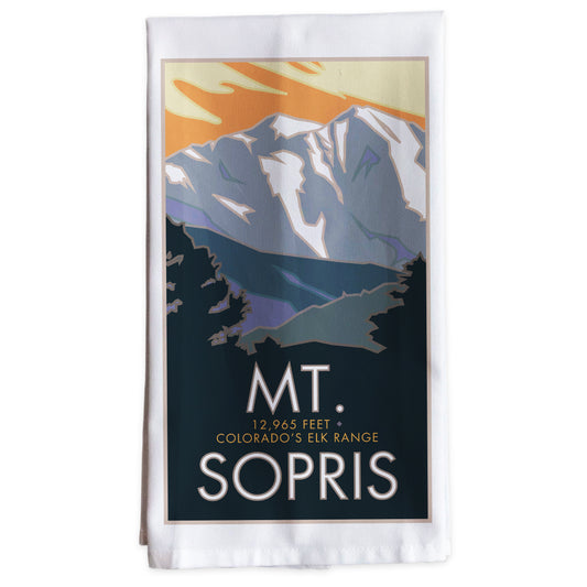 Mt. Sopris, Colorado -Tea Towel