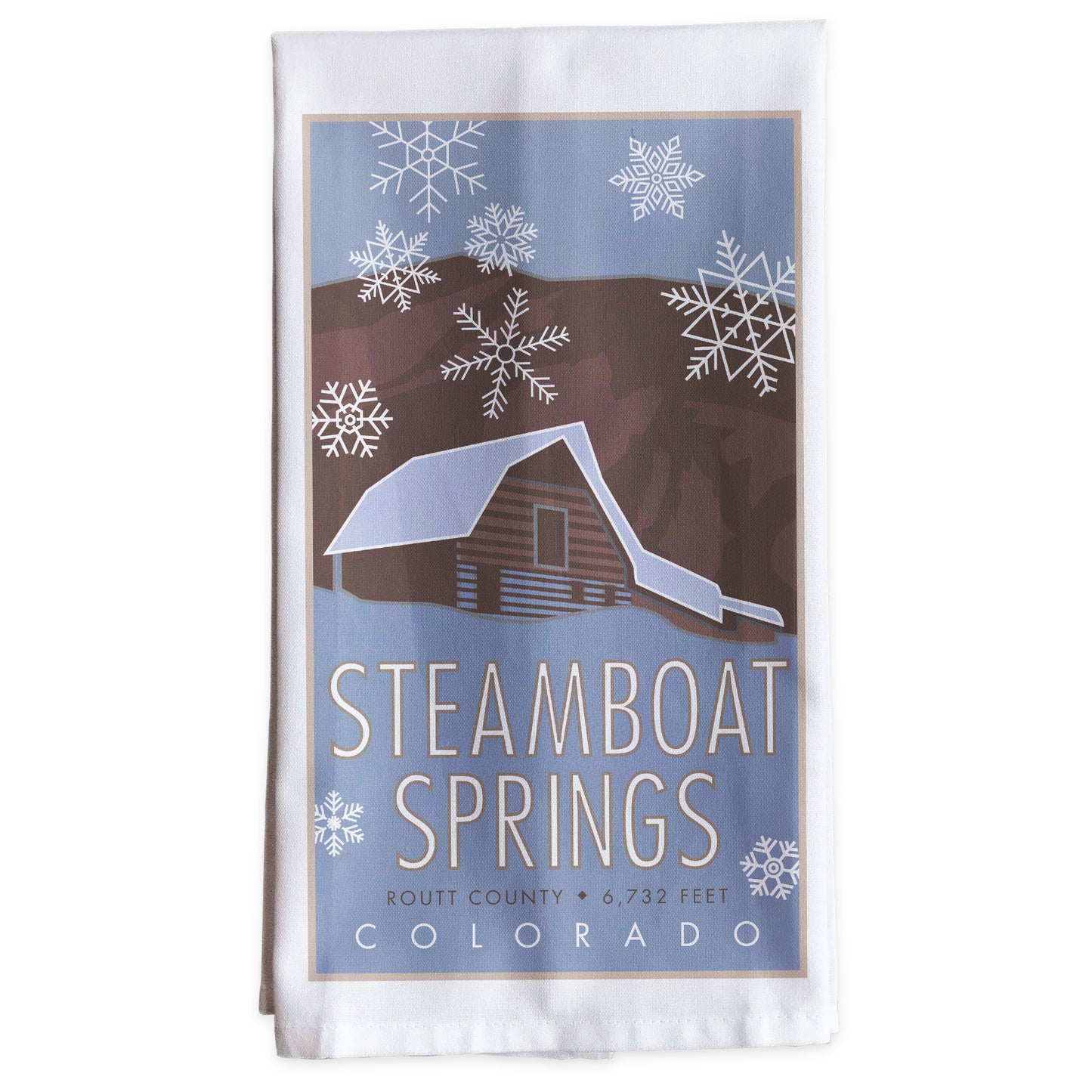 Steamboat Springs, Colorado -Tea Towel