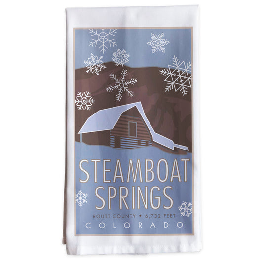 Steamboat Springs, Colorado -Tea Towel