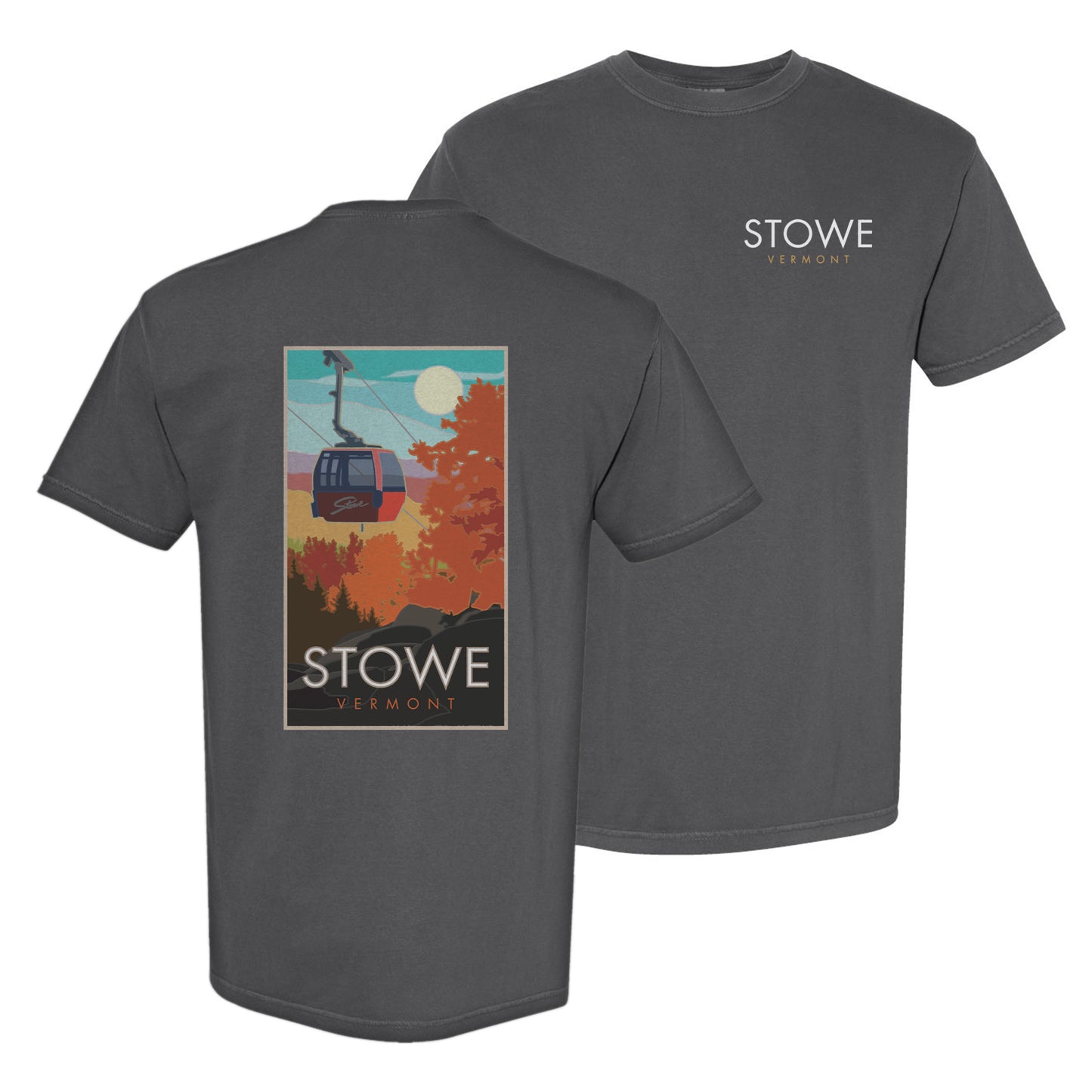 Stowe, Vermont - Comfort Colors Heavyweight T-Shirt