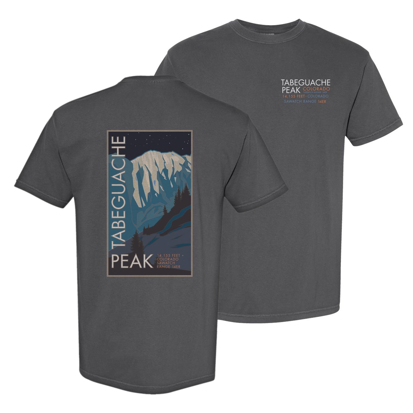 Tabeguache Peak, Colorado - Comfort Colors Heavyweight T-Shirt
