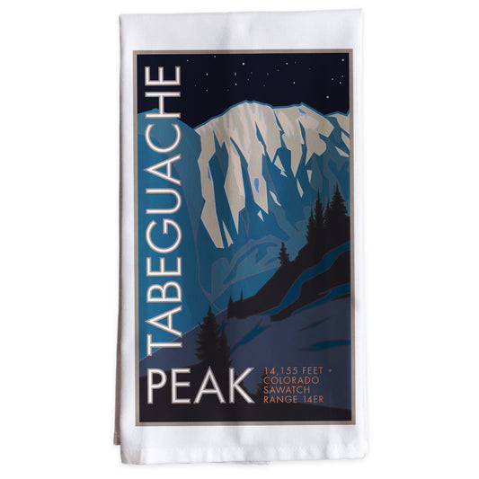 Tabeguache Peak, Colorado - Colorado 14er -Tea Towel